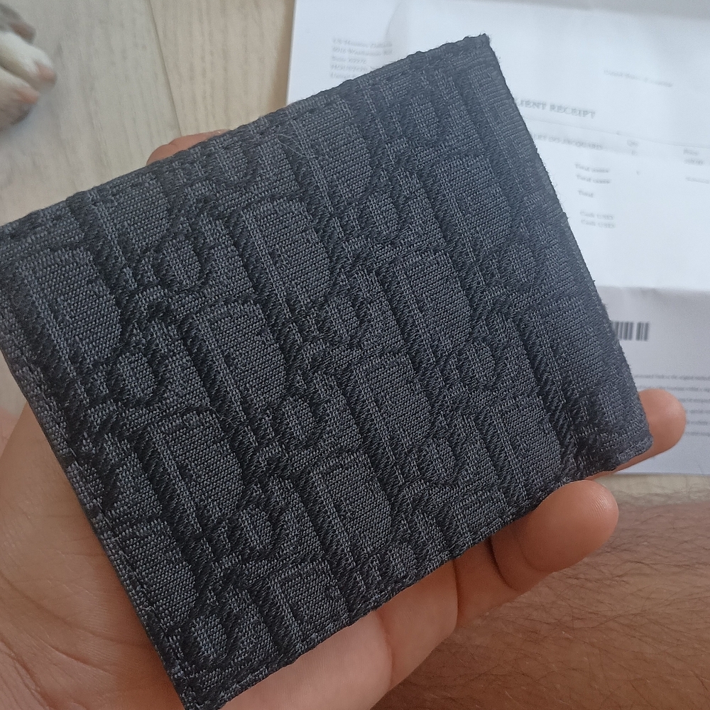 Dior Black Monogram Card Holder - Picture 3 of 5